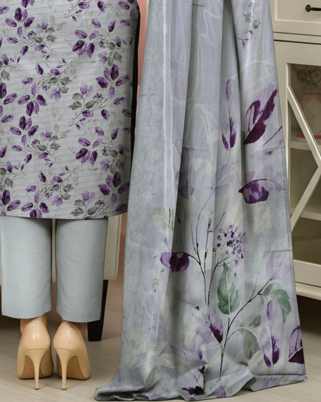 Lotus by Naubahar – Embroidered Lawn Unstitched 3 Piece Suit  - LTS - 05