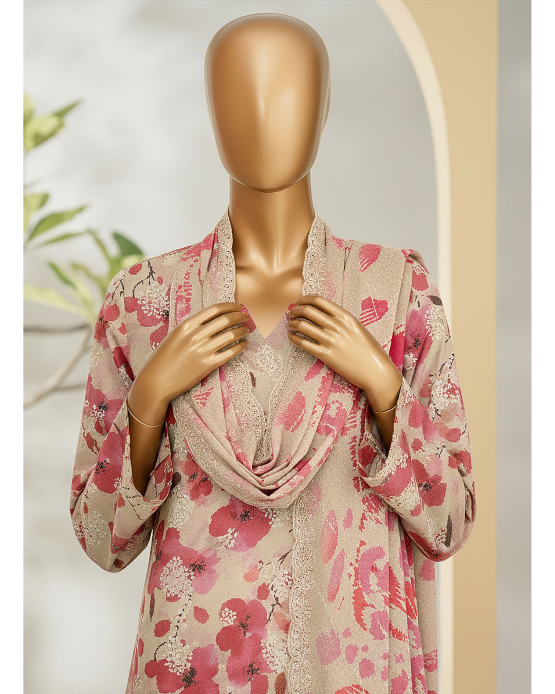 Tulib by Naubahar – Embroidered Lawn Unstitched 3 Piece Suit for Women - TLB - 05