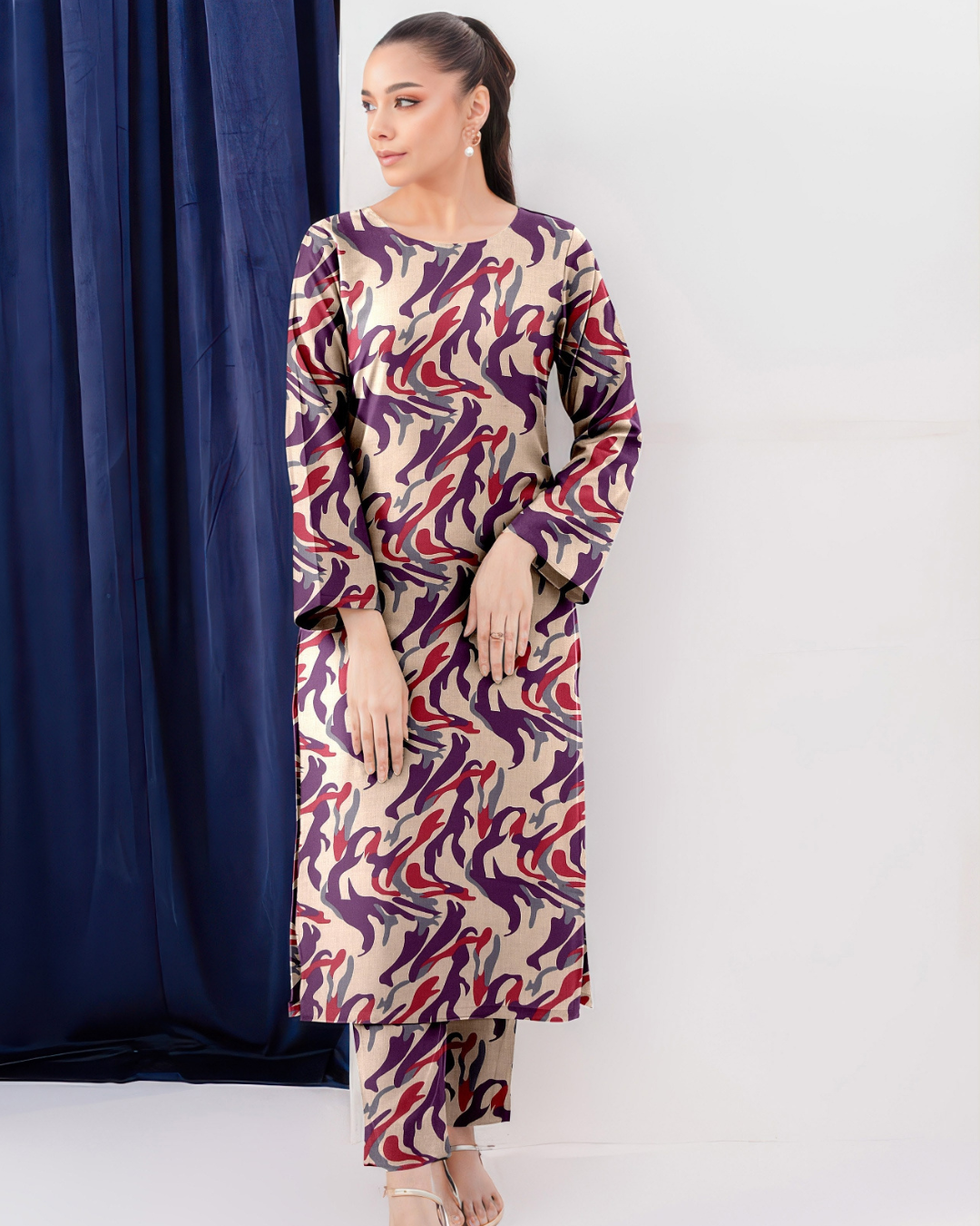 Prints by Naubahar –  Printed Lawn  Unstitched 2 Piece Suit - PNT17