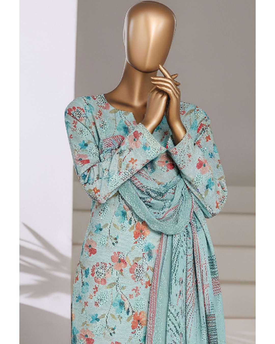 Tulib by Naubahar – Embroidered Lawn Unstitched 3 Piece Suit for Women - TLB - 04