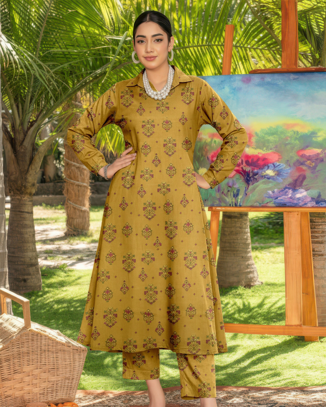 Prints by Naubahar –  Printed Lawn  Unstitched 2 Piece Suit - PNT8