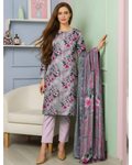 Lotus by Naubahar – Embroidered Lawn Unstitched 3 Piece Suit  - LTS - 04