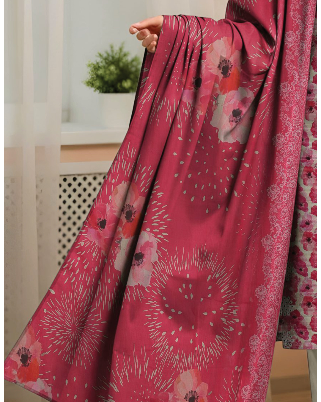 Lotus by Naubahar – Embroidered Lawn Unstitched 3 Piece Suit  - LTS - 01