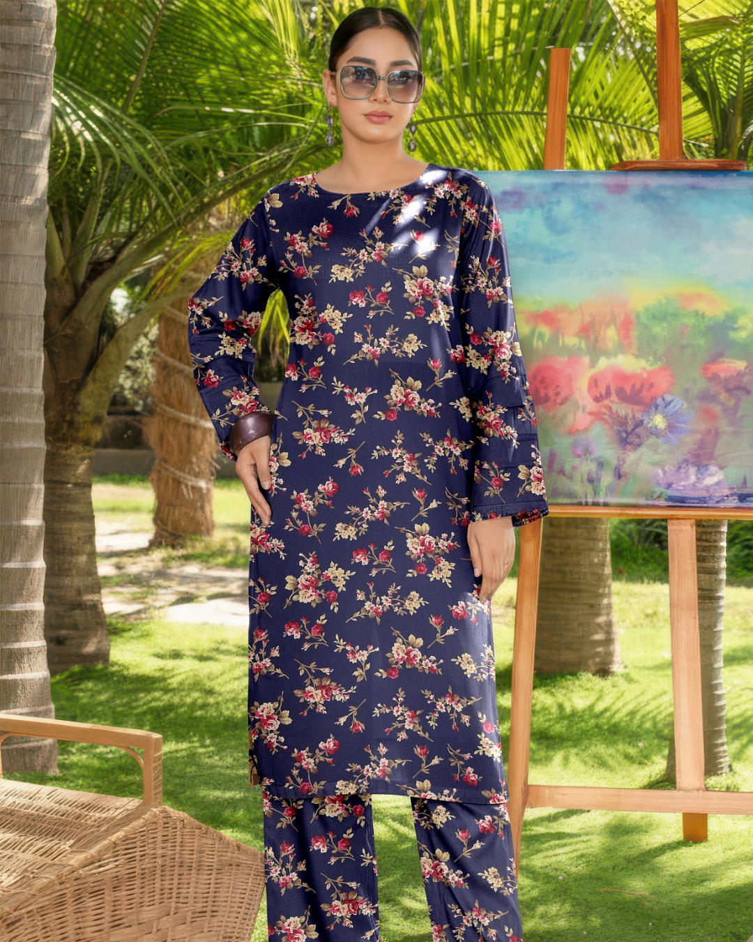 Prints by Naubahar –  Printed Lawn  Unstitched 2 Piece Suit - PNT3