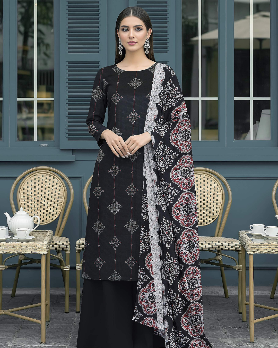 Orient by Naubahar – Digital Printed Lawn with Embroidered Dupatta Unstitched 3 Piece Suit - ORN -2